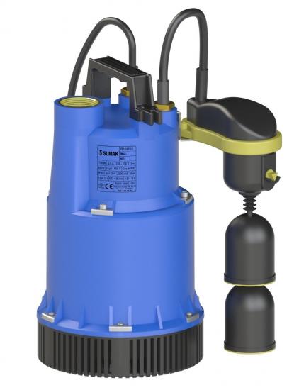 Sumak SDF13A Asansör Flatörlü Drenaj Dalgıç Pompa 220 Volt 1.3 Hp